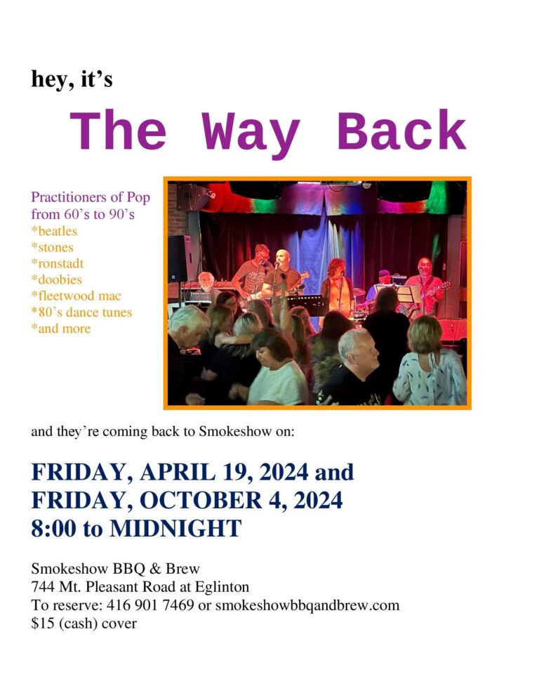 The Way Back poster April 19 and October 4, 2024 Smokeshow